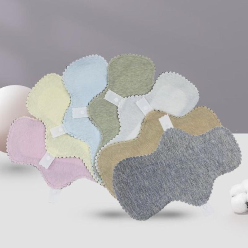 High Quality High Absorbency Cotton Antibacterial Napkins 3 Sizes Multicolor Useful Washable Sanitary Napkins Reusable Leak Panties Accessories 0