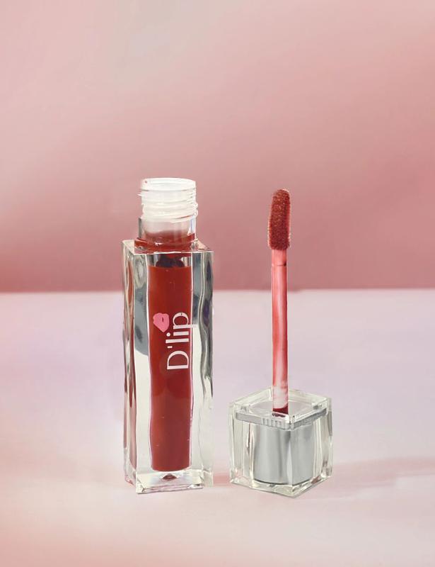 D'lip  Watery Tint Combo 2 son tặng kèm gương lược và cọ mội , bền màu không trôi dính cốc 5g 3