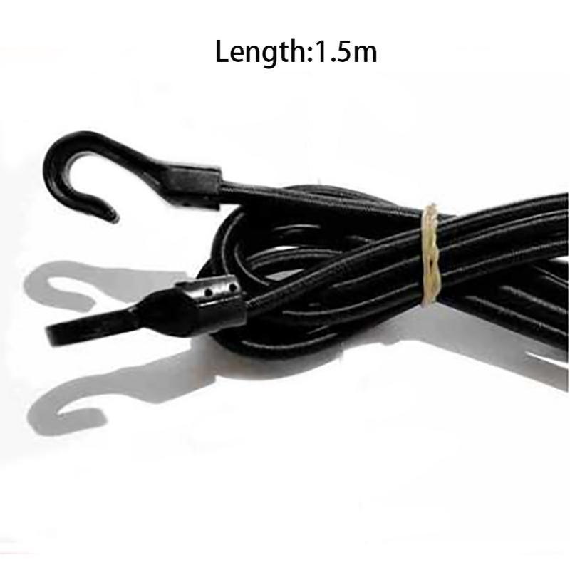 Dây Sốc Bungee Đàn Hồi, Chịu Lực, Có Chiều Dài 1m / 1.5m / 2M, Dây Đeo, Móc Nhựa Co Giãn, Thích Hợp Cho Ô Tô, Hành Lý, Lều, Kayak, Thuyền, Cano, Xe Đạp, Dây Buộc 7