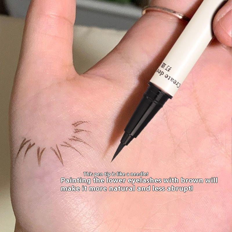 [0.01mm Ultra Fine Liquid Eyeliner]Waterproof and sweatproof Long-lasting color without smudging Student beginner eyeliner Easily create exquisite eye makeup   natural eyeliner   eyeliner 6