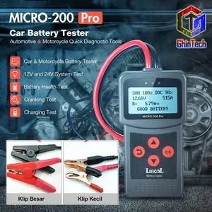 Lancol Micro-200 Pro Alat Test Cek AKI Mobil Motor Battery Baterai Tester Micro 200 Car