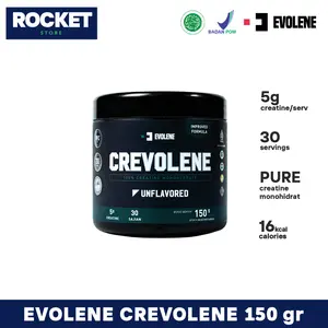 Evolene Crevolene Creatine Monohydrate MESH 200 HPLC Tested 30 & 60 saji