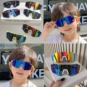 Kacamata Hitam Olahraga Anak Perempuan Bersepeda Tahan Angin Anti Debu Anti UV400