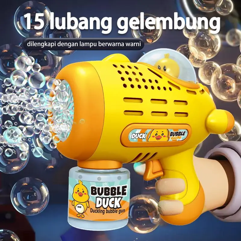COD Mesin Gelembung Bebek Kuning - Mainan Anak 2024, Aman, Elektrik Otomatis, Cocok untuk Anak Perempuan Toys