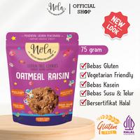 Gambar Nola Gluten Free Cookies Oatmeal Raisin 75 Gram dari VERLINOLA Kota Administrasi Jakarta Selatan 1 Tokopedia