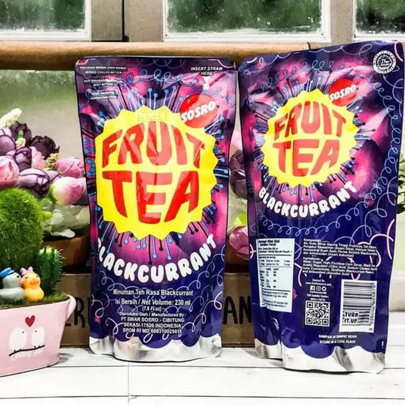 Minuman Fruit tea Sosro 200 ml isi 24 pcs Rasa Apel Teh botol Sosro Lemon Lemon 4