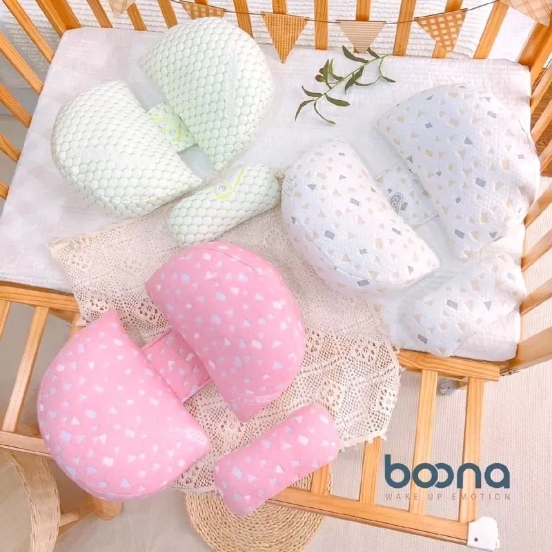 Gối bầu cánh tiên Boonna cho mẹ bầu Kem 0