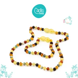 AGL38 Kalung dan Gelang Amber Bayi Tumbuh Gigi Bayi By Carlis Baby.