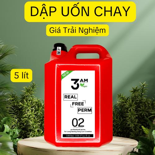 5 Lít Dập Uốn Tóc 3AM Thuần Chay Đa Năng Căng Bền Sóng Mùi Thơm