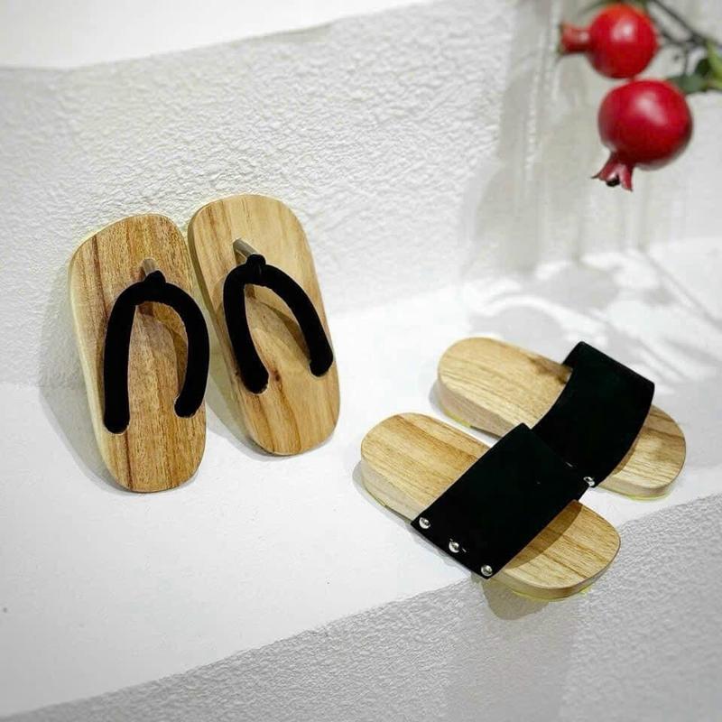 Guốc gỗ quai kẹp cho bé trai và gái - Mộc mây store