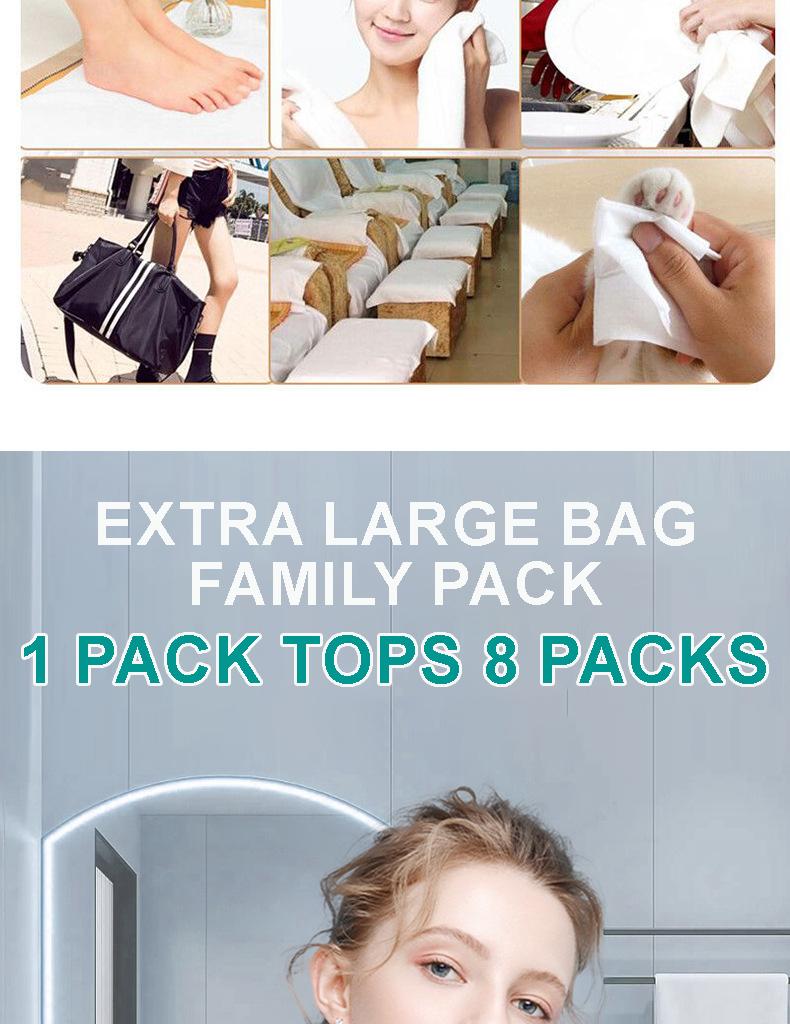 Product Introduction of 100pcs Suspended Kitchen Rags Paper Lazy People's Rags Disposable Rags Dishcloths Microfiber Towel 3