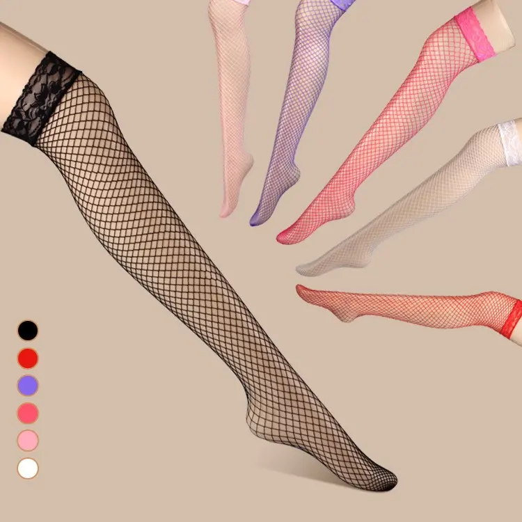 [NL] STOKING  WANITA JARING FISH NET FISHNET LACE  RENDA ATAS LUTUT STOCKING PEREMPUAN 929