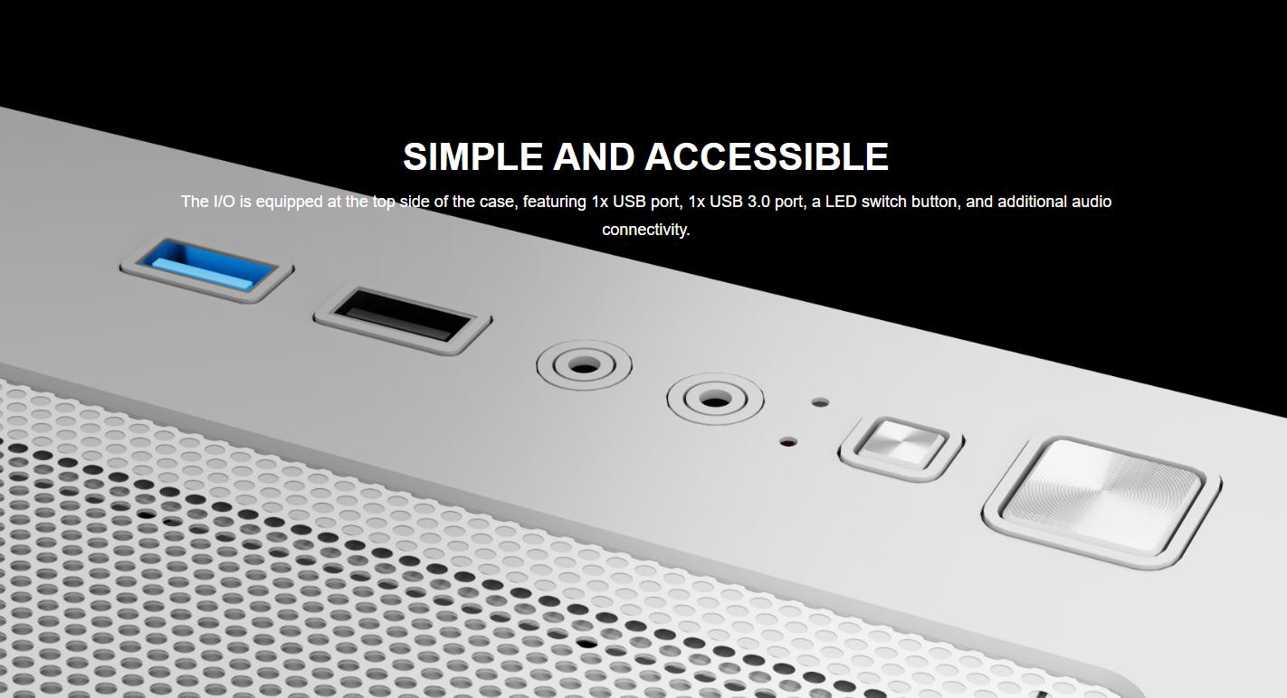 GAMDIAS AURA GC10M WH ARGB Micro ATX (mATX) Gaming PC Case - TikTok ...