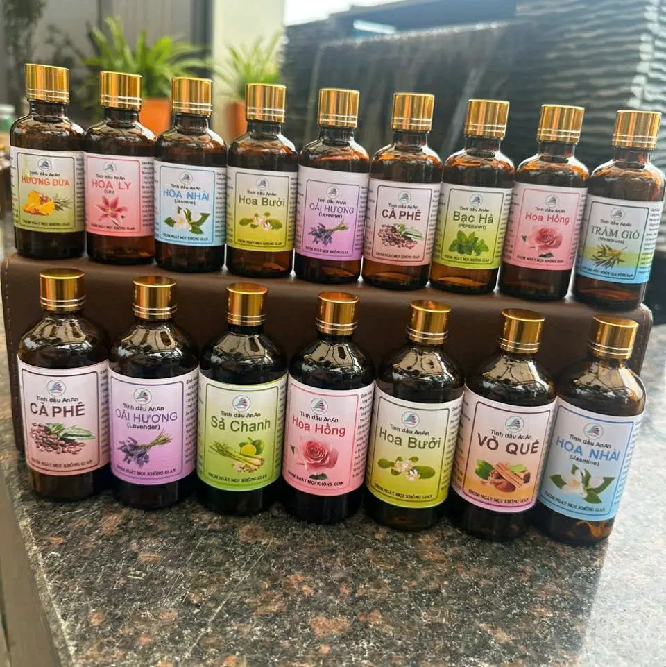 (Tặng 2 vỏ lọ treo) khi mua (2 chai 30ml) tùy chọn mùi hương yêu thích tinh dầu thiên nhiên AnAn