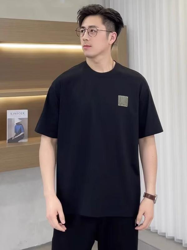 Product Introduction of Hong Kong Style Short Sleeve T-shirt Men's Summer Loose Ins Fashion Brand Men's Tops Boys Clothes Half Sleeve T-shirt Men's 7