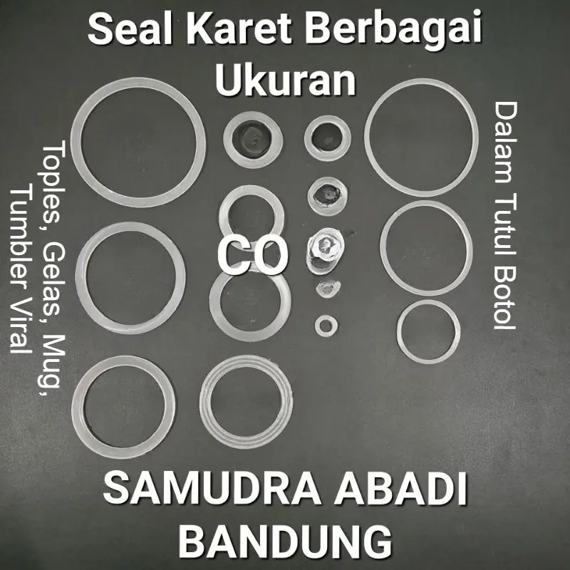 Karet Seal Botol / Tumbler / Mug / Toples Viral Ready Bandung