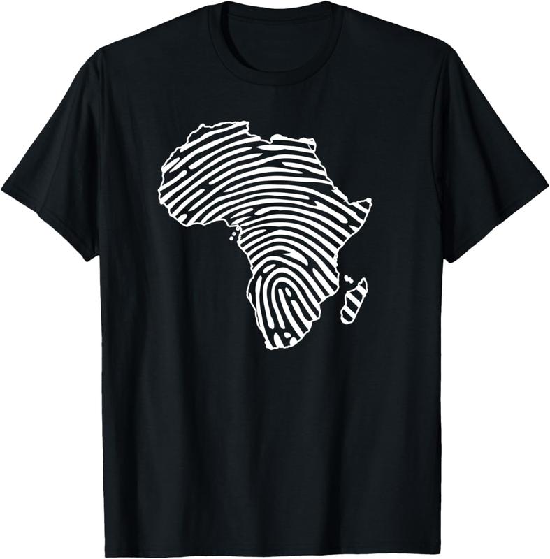 Africa Dna T Shirt Flag Thumb Fingerprint Roots Proud Tee Africa Dna T Shirt Flag Thumb Fingerprint Roots Proud Tee