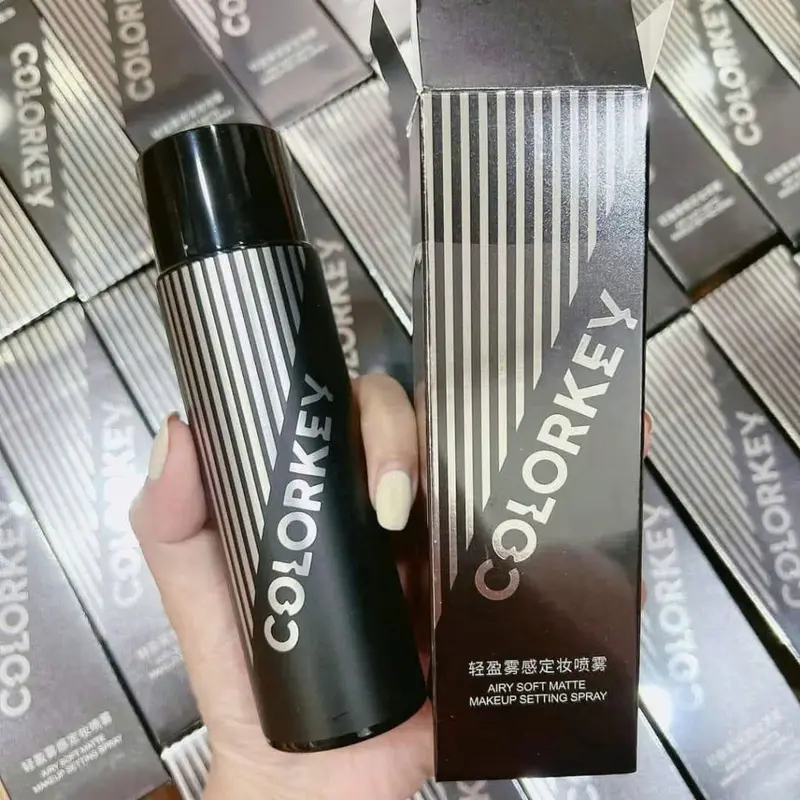 Xịt Khóa nền Trang Điểm COLORKEY Tia Sương Mềm Mại Dưỡng Ẩm Kiềm Dầu Chống Thấm Nước 100ml 5