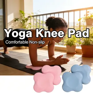 Matras Yoga Super Tebal 20x20x7cm Anti-Gerak, Bantalan Lutut & Siku, Ideal untuk Meditasi, Pilates, Olahraga Rumah, Gym, Yoga Anak & Ibu Hamil - Warna: Wini, Biru Muda, Merah Jambu, Hitam, Kualitas Terbaik untuk Kesehatan