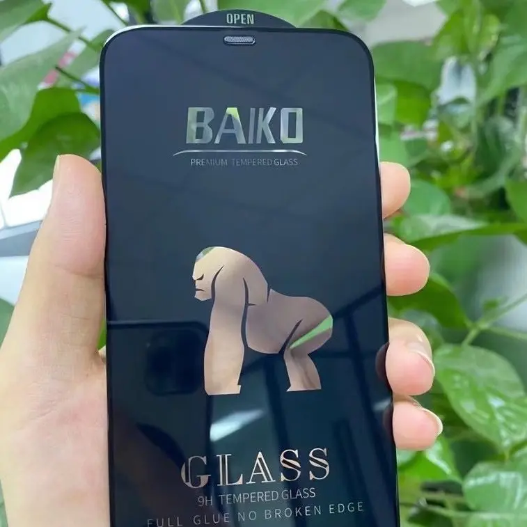 [COMBO 3 TẶNG 1 TRONG SUỐT] Kính cường lực iphone TRONG SUỐT KINGKONG BAIKO màng che bụi cho iPhone 15 14 11 pro max/ 12/ 13 promax/ x/ xr/ xs max/11/ 6/6s/7/8 plus/xsmax Phụ Kiện 5