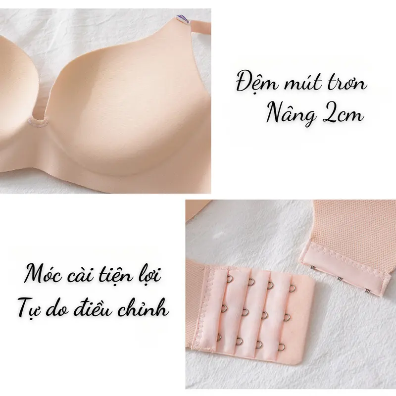 Áo Ngực Đúc Su Không Gọng Mềm Mại Siêu Nâng Ngực Doris - 560 3