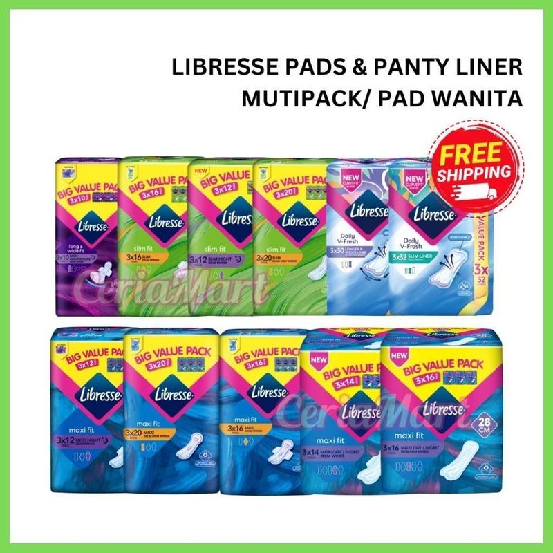 Libresse Pads & Panty Liner - MUTIPACK/ PAD WANITA - TikTok Shop Malaysia
