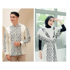 Set Baju Sarimbitan Toraja Putih