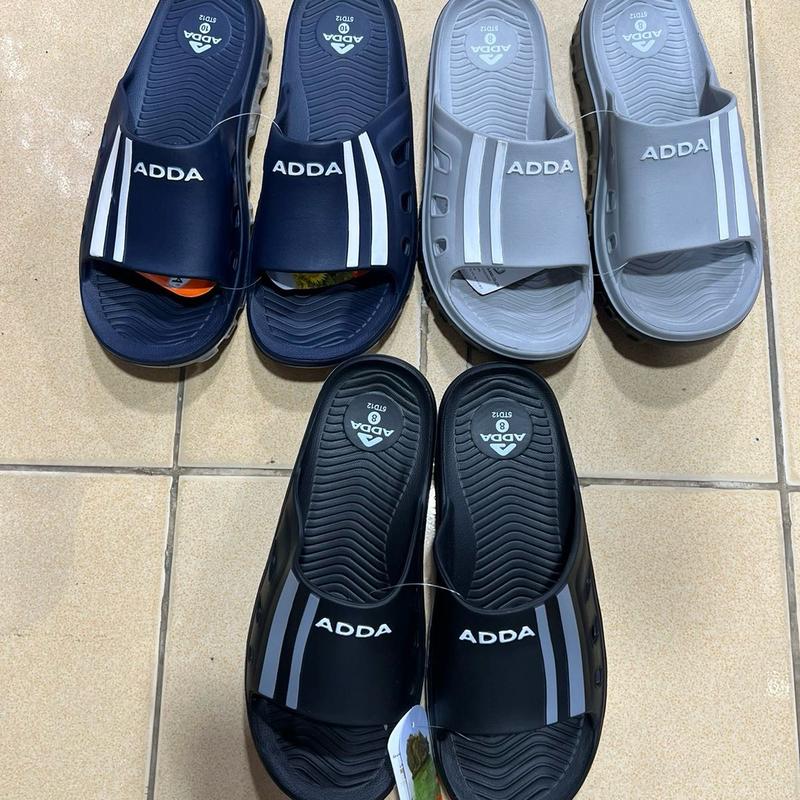 ￼Dép Thái Lan Nam ADDA 5TD12 Quai Ngang Đúc Nguyên Khối Cao Su Non Siêu Nhẹ Chính Hãng DéP