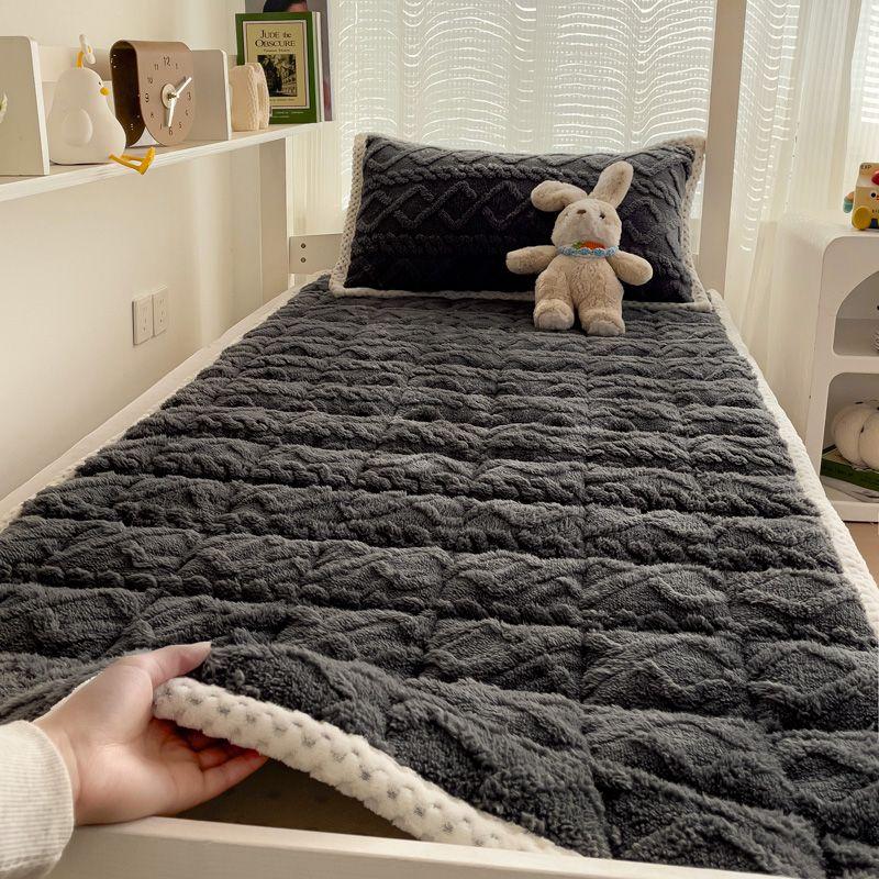 Nệm Sợi Sữa Dày Loại A Cho Ký Túc Xá Sinh Viên, Tatami, Giường Đơn Và Đôi, Đệm Sàn, Giường Tầng Trên Và Dưới, Ấm Áp