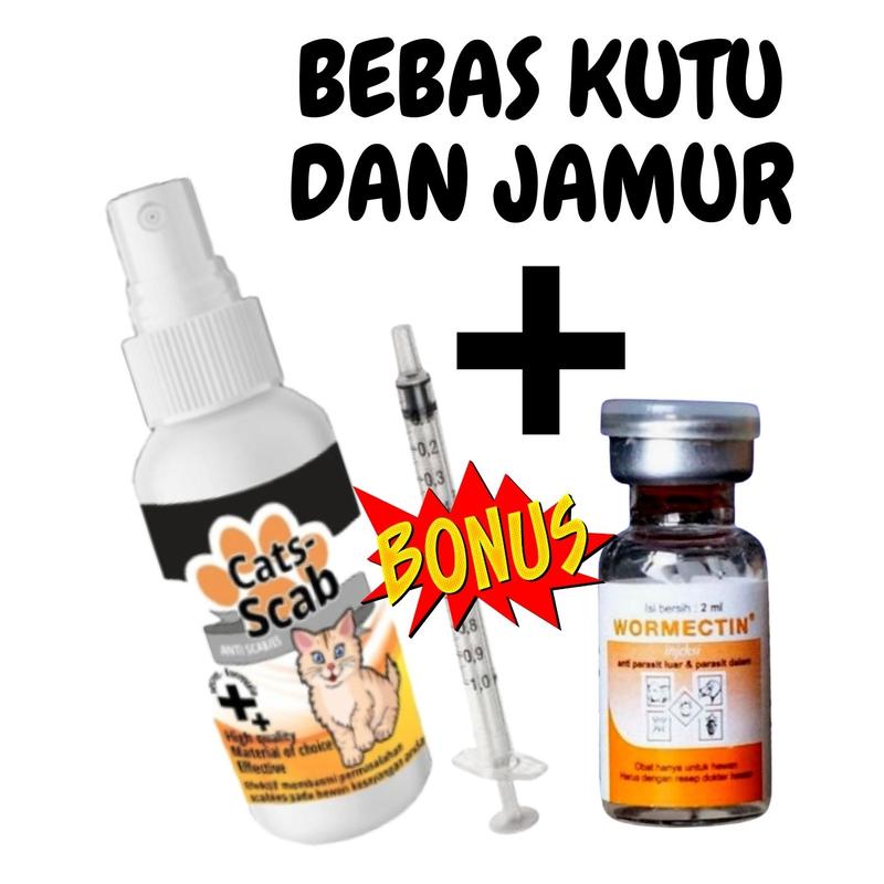 PAKET Anti Jamur dan Cacing Kucing Cat FEFARM 2