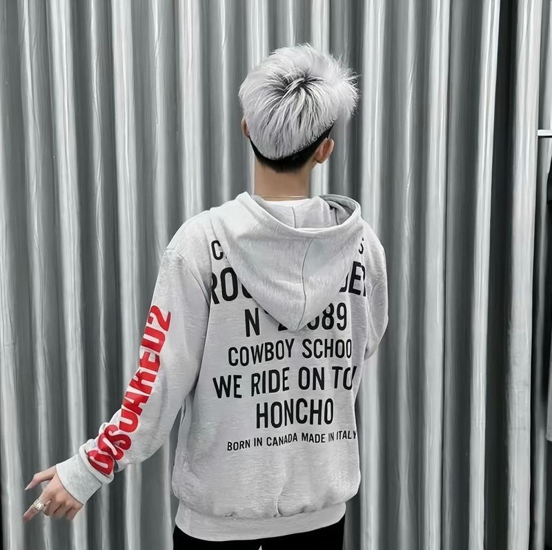 Product Introduction of Áo Hoodie D S nam nữ mẫu hot  vải nỉ mặc hot Menswear Jacket 2