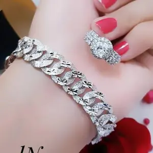 BISA BAYAR DITEMPAT Gelang Sisik Naga Free Cincin Xuping Silver Terbaru Anti luntur