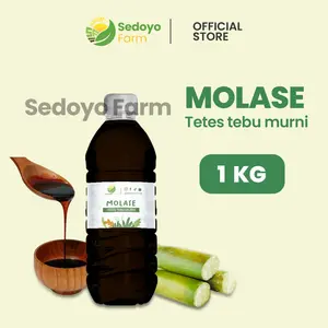 Tetes Tebu Murni Untuk Hewan Ternak Kemasan Botol 1Kg