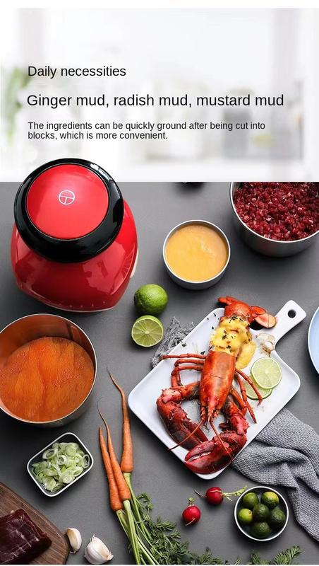 Product Introduction of Meat Grinder Multi-Function Blender Mini Cooking Machine Juicer Cup Portable Non-Embroidery Meat Grinder Electric Fruit Machine 27