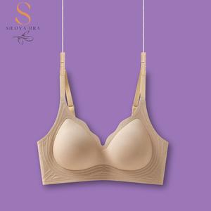 Seamless Minimizer Bra for Large Bust Full Coverage Wireless Comfort Push Up Support Anti Sagging Side Smoothing