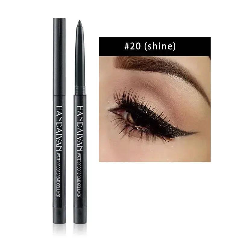 Product Introduction of Waterproof Pearlescent Matte Eyeliner Not Easy Pen Rotatable Eyeliner Long Lasting Eye Makeup Tools Korean Makeup Products Lipliner Eyeshadow 43