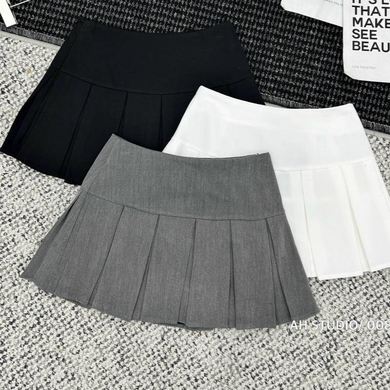 Chân váy xếp li xoè cạp cao tôn dáng Samhyewear