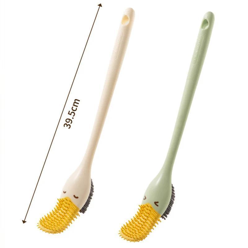 Product Introduction of Toilet Brush Household Cleaning Bathroom Accessories Long Handle Wall Mounted Cartoon Duck Creative Space Saving Toilet Brush 16