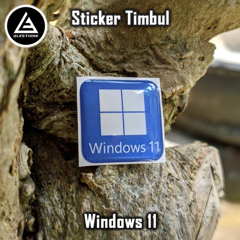 Stiker Timbul Emblem Windows 11 1