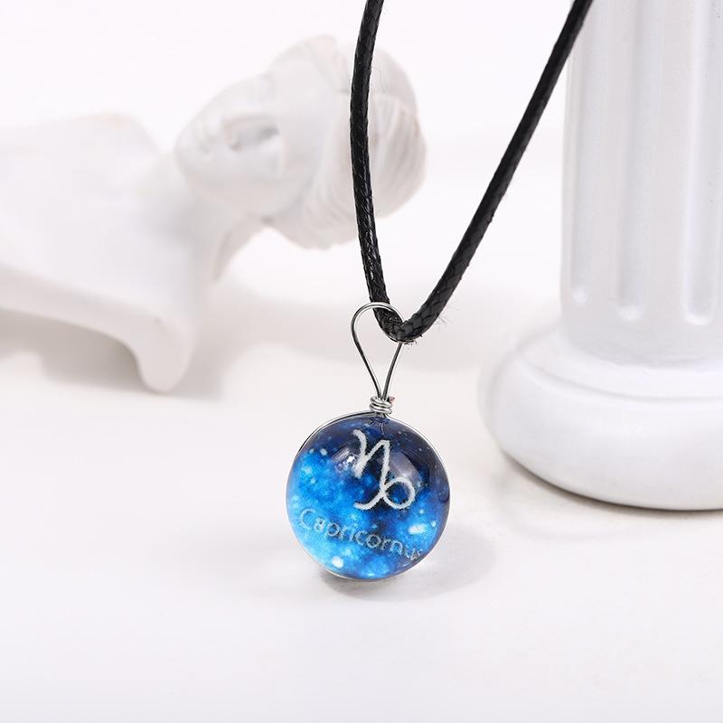 Mặt Dây Chuyền Cung Hoàng Đạo, Chất Liệu Thủy Tinh, Thiết Kế Tươi Mới Trong Rừng, Dây Chuyền Xương Đòn Dạ Quang, 12 Chòm Sao, Vòng Cổ Dạ Quang Bầu Trời Đầy Sao, Vòng Cổ Ins, Thích Hợp Làm Đạo Cụ Đeo, Tuyệt Vời Làm Quà Tặng, PTQ 5