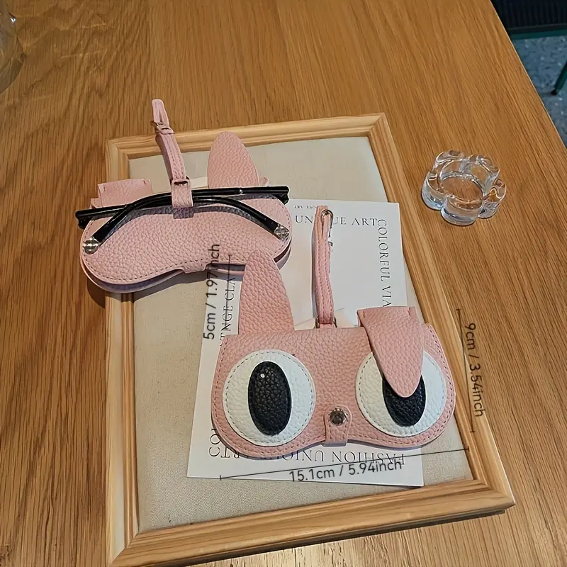 [Cute Animal Glasses Case] Portable Animal-Shaped Glasses Case | Cute Storage Bag for Myopia and Fashion Glasses 8