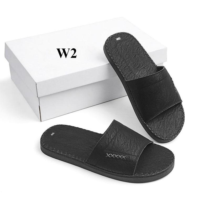 Product Introduction of [MỞ BÁN 149 CÀNH] dép quai ngang da sáp nam thời trang kiểu dáng trẻ trung, đế đúc liền khâu chỉ toàn bộ chắc chắn W5 Dép Slipper 21