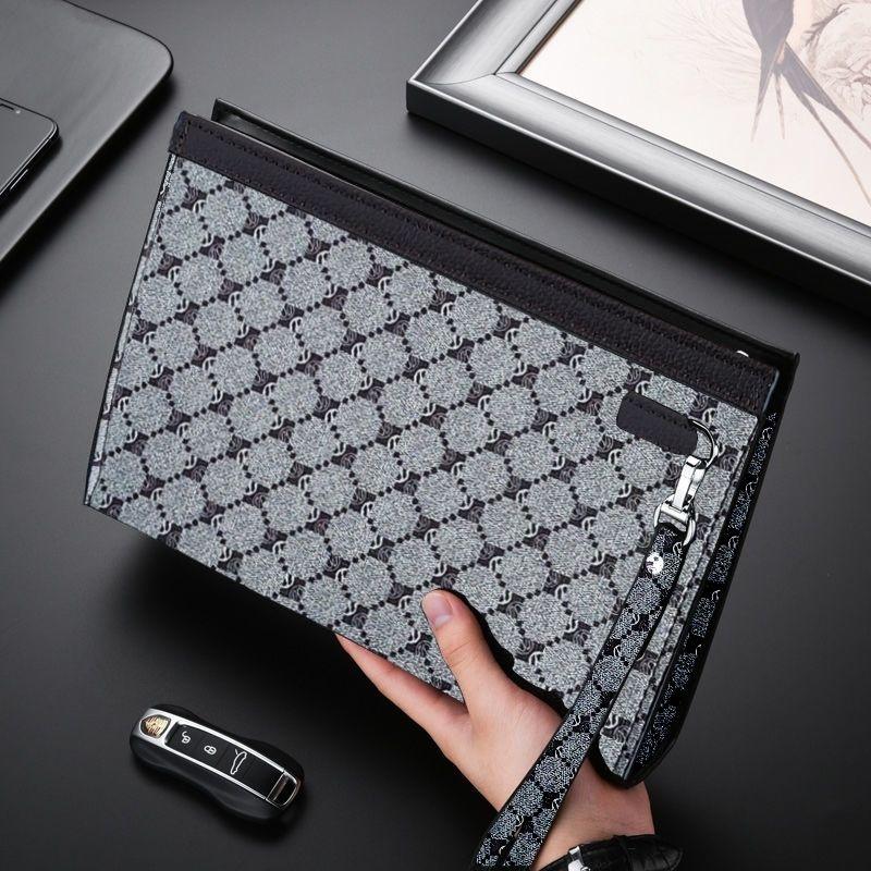 Túi Xách Tay Ví Cầm Tay Nam Cao Cấp Dung Lượng Lớn Làm Bằng Da Thích Hợp Cho Doanh Nhân Thời Trang Ngang Cặp Tài Liệu Nam,,Chất Lượng Cao Sản Phẩm Bán Chạy Hàng Mới Về Clutch