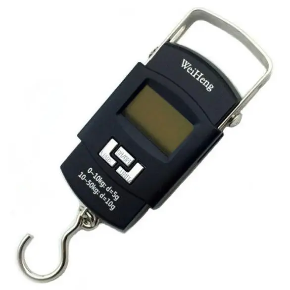 WeiHeng Timbangan Koper Tas Gantung Digital Scale 50kg 0.01kg - WH-A08 - Black 5