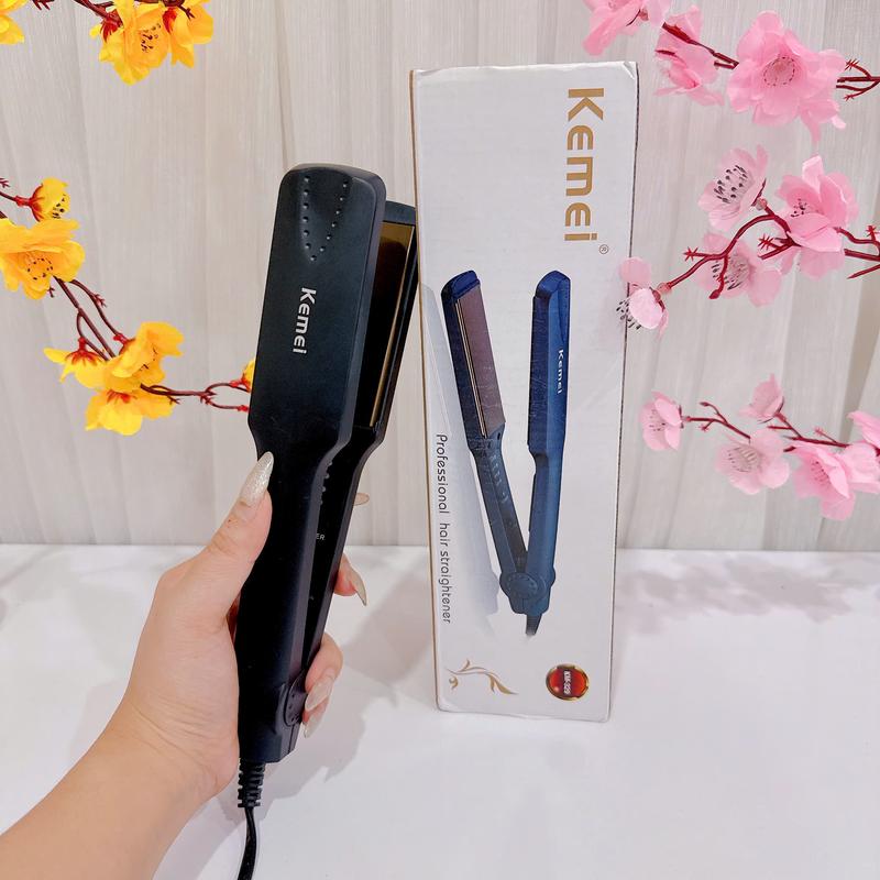 Máy Là Tóc Tạo Kiểu 4 nấc nhiệt - Bản Pro Size To - Bảo Ngọc Aerobic