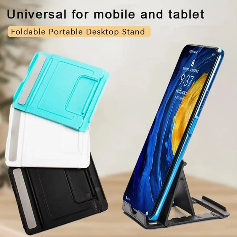 Portable Cell Phone Holder Adjustable Phone Stand Universal Multi Colors Desktop Foldable Phone Stand for IPhone Xiaomi Samsung