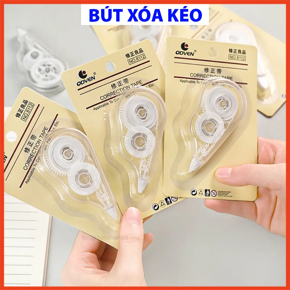 Bút Xóa  Giấy Dạng Kéo, Bút Trong Suốt Tiện Dụng Dễ Dàng Phù Hợp Với Mọi Người