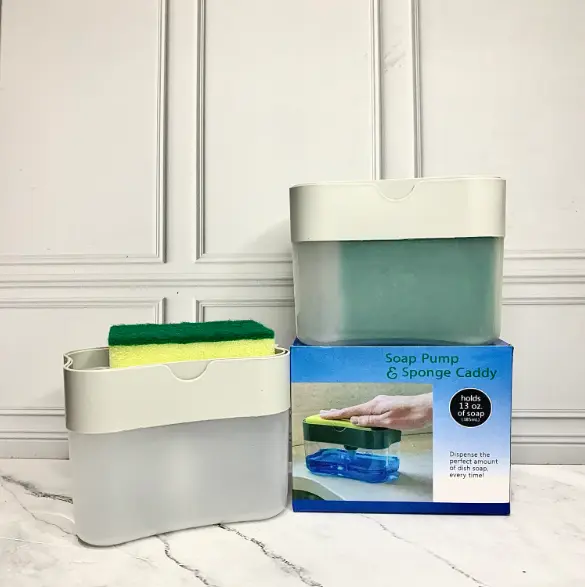 Dispenser Sabun Spons/Tempat Sabun Soap Pump Serbaguna Multifungsi 2