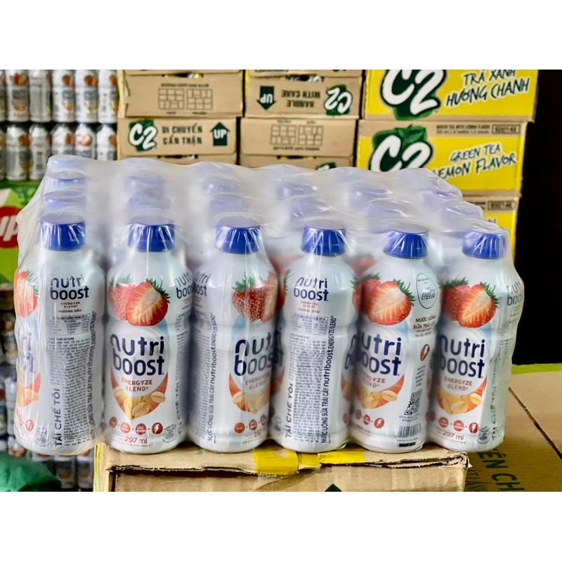  Sữa Chai Nutri Boost Hương Dâu 297ml 