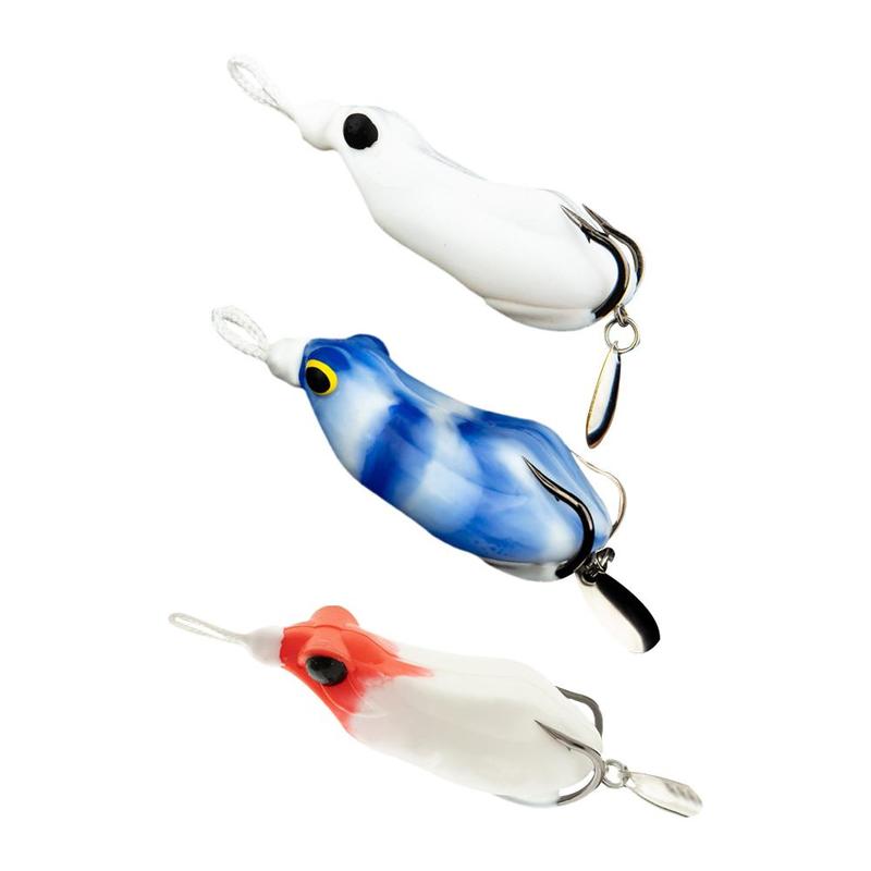 Product Introduction of 6.5Cm/15G Soft Frog Modified Lure Plastic Toad Lure Saltwater Floating Snakehead Hooks Baits 23